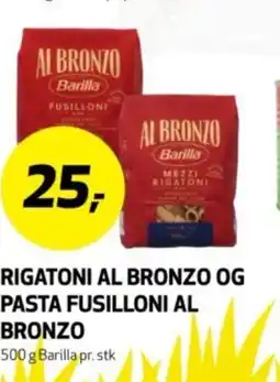 Bunnpris Rigatoni al bronzo og pasta fusilloni al bronzo tilbud