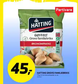 Bunnpris Hatting grove familiebriks tilbud