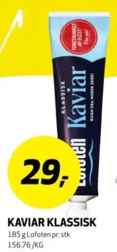 Bunnpris Kaviar klassisk tilbud
