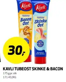 Bunnpris Kavli tubeost skinke & bacon tilbud