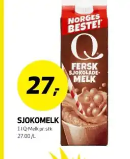 Bunnpris Sjokomelk tilbud