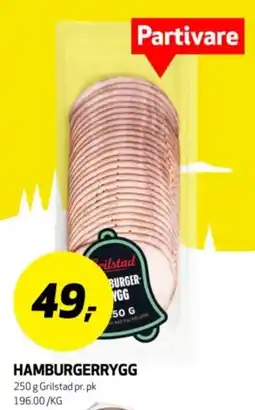 Bunnpris Hamburgerrygg tilbud