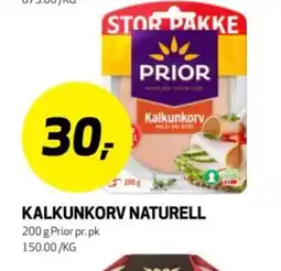 Bunnpris Kalkunkorv naturell tilbud