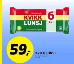 Bunnpris Kvikk lunsj tilbud