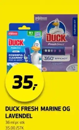 Bunnpris Duck fresh marine og lavendel tilbud