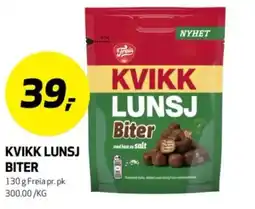 Bunnpris Kvikk lunsj biter tilbud