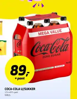 Bunnpris Coca-cola u/sukker tilbud