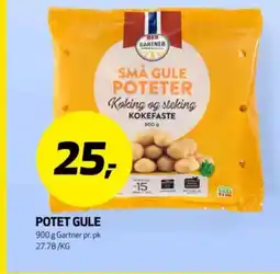 Bunnpris Potet gule tilbud