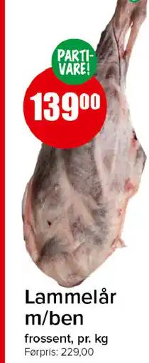 Spar Lammelår m/ben tilbud