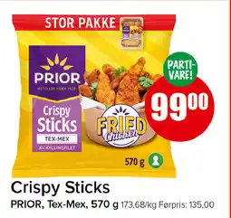 Spar Crispy Sticks PRIOR, Tex-Mex tilbud