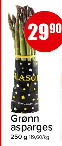 Spar Grønn asparges tilbud