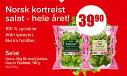 Spar Norsk kortreist salat - hele året! tilbud
