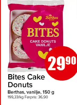 Spar Berthas, vanilje tilbud