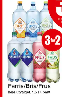 Spar Farris/Bris/Frus tilbud