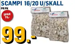 Price Lagerbutikk Scampi 16/20 u/skall tilbud