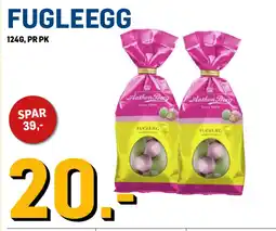 Price Lagerbutikk Anthon Berg Fugleegg tilbud