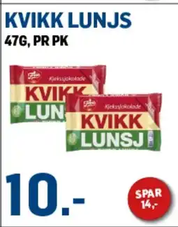 Price Lagerbutikk Kvikk lunjs tilbud