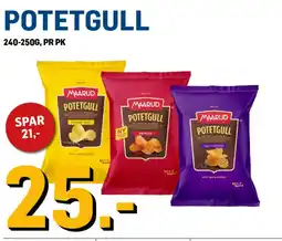 Price Lagerbutikk MAARUD Potetgull tilbud