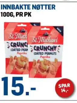 Price Lagerbutikk Innbakte nøtter tilbud