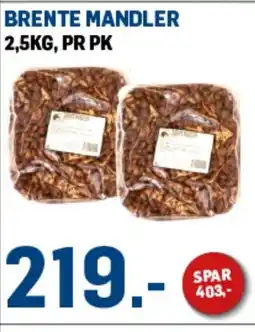 Price Lagerbutikk Brente mandler tilbud