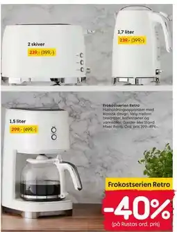 Rusta Frokostserien Retro tilbud