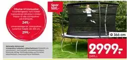 Rusta Adrenalin Advanced trampoline inkludert sikkerhetsnett tilbud