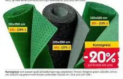 Rusta Kunstgress tilbud