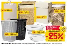 Rusta Skittentøyskurver, Medlemspris tilbud