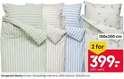 Rusta Sengesett Becky tilbud
