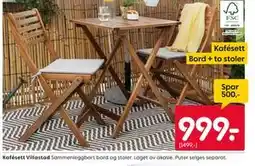 Rusta Kafésett Villastad tilbud