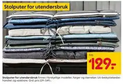 Rusta Stolputer for utendørsbruk tilbud