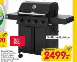 Rusta Gassgrill Titan, Medlemspris tilbud