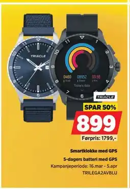 POWER Smartklokke med GPS tilbud
