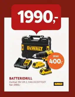Byggmakker BATTERIDRILL tilbud