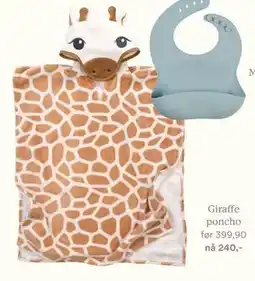 Kid Interiør Giraffe poncho tilbud