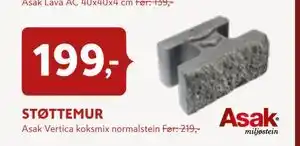 Byggmakker STØTTEMUR tilbud