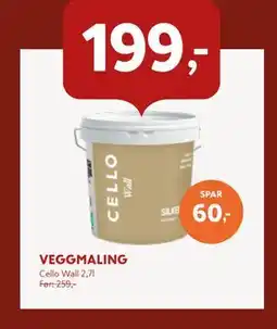 Byggmakker VEGGMALING tilbud