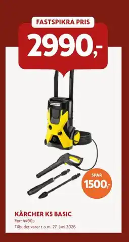 Byggmakker KÄRCHER K5 BASIC tilbud