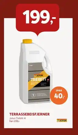 Byggmakker TERRASSEBEISFJERNER tilbud