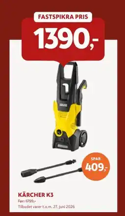 Byggmakker KÄRCHER K3 tilbud