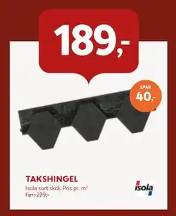 Byggmakker TAKSHINGEL tilbud