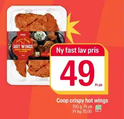 Coop Extra COOP Crispy hot wings tilbud
