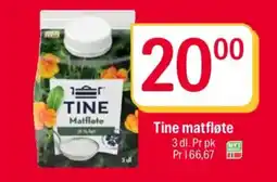 Coop Extra TINE Matfløte tilbud