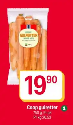 Coop Extra COOP Gulrøtter tilbud