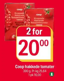 Coop Extra COOP Hakkede tomater tilbud