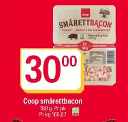 Coop Extra COOP Smårettbacon tilbud