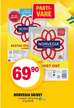 Coop Extra NORVEGIA Skivet tilbud