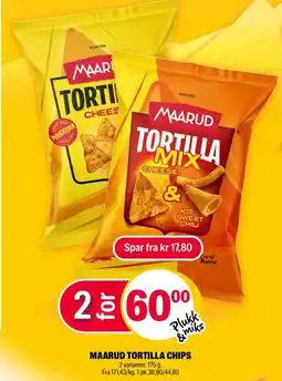 Coop Extra MAARUD Tortilla chips tilbud
