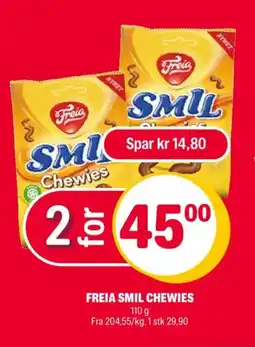 Coop Extra FREIA Smil chewies tilbud