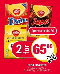 Coop Extra FREIA Småbiter tilbud